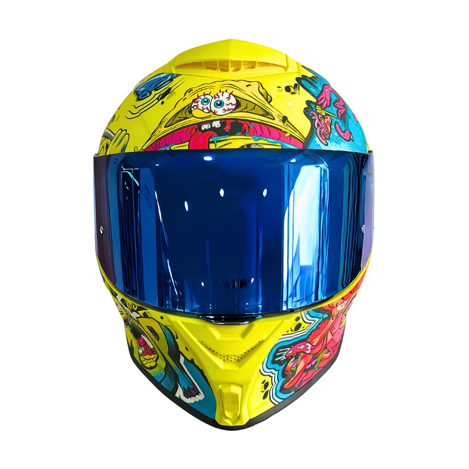 Casco NICK Integral Shanghai Bob Esponja Certificación DOT I ECE