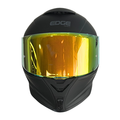 Casco EDGE Integral Shanghai Metalizado Dorado Certificación DOT I ECE