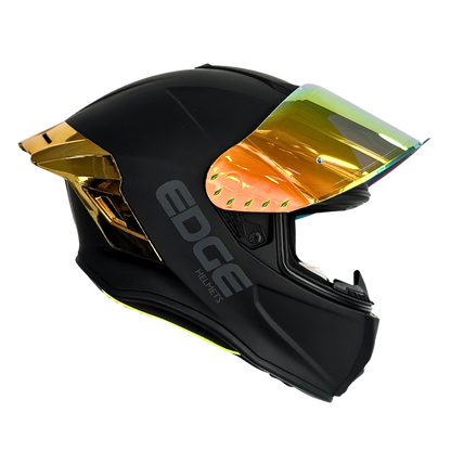 Casco EDGE Integral Shanghai Metalizado Dorado Certificación DOT I ECE