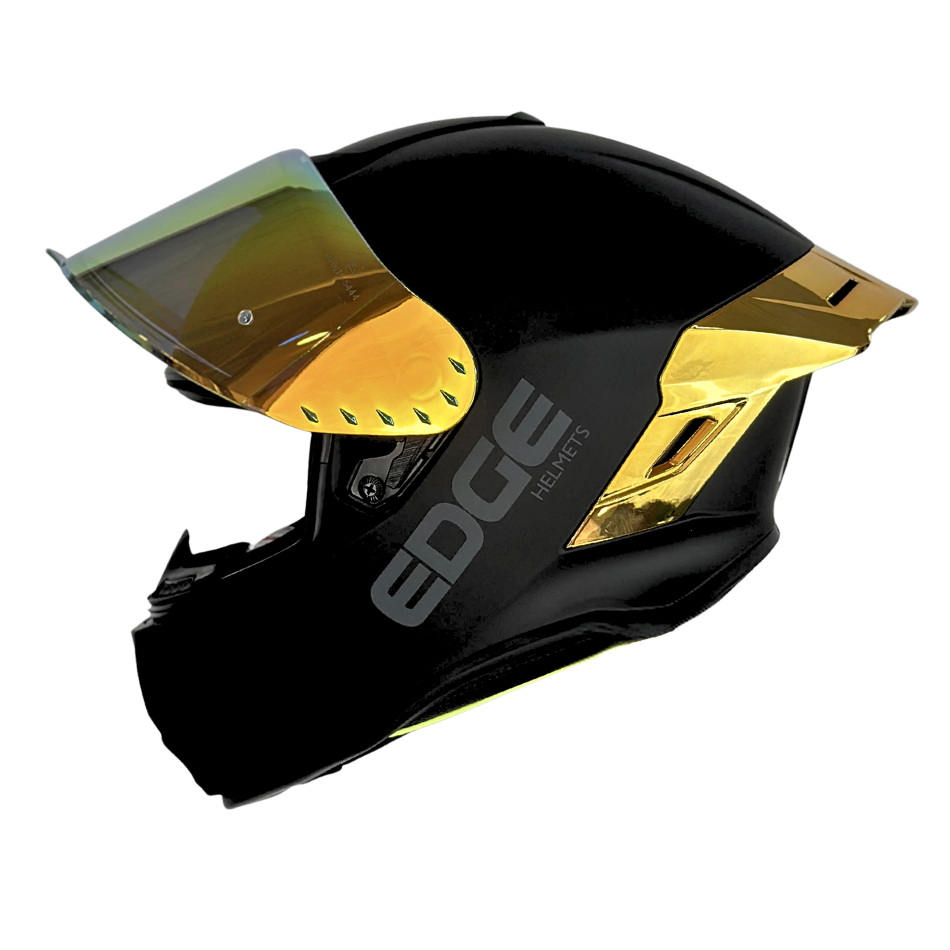 Casco EDGE Integral Shanghai Metalizado Dorado Certificación DOT I ECE