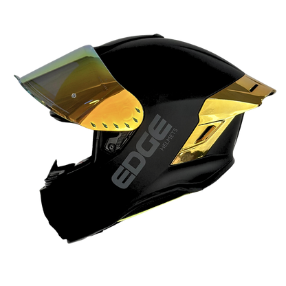 Casco EDGE Integral Shanghai Metalizado Dorado Certificación DOT I ECE