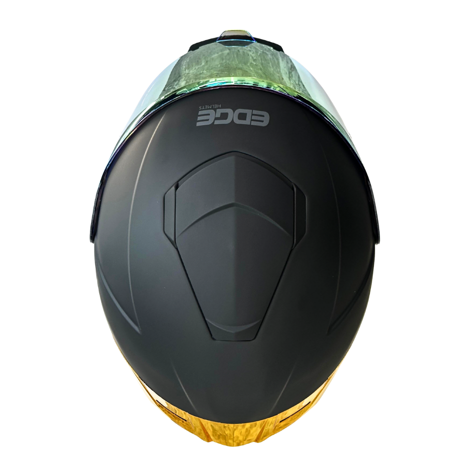 Casco EDGE Integral Shanghai Metalizado Dorado Certificación DOT I ECE