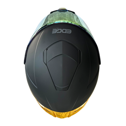 Casco EDGE Integral Shanghai Metalizado Dorado Certificación DOT I ECE