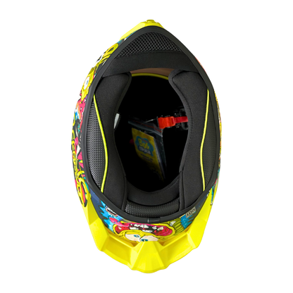 Casco NICK Integral Shanghai Bob Esponja Certificación DOT I ECE