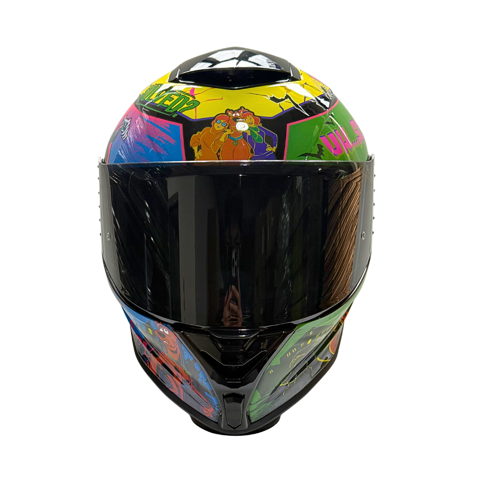 Casco WARNER Integral Shanghai Scooby Doo Certificación DOT I ECE