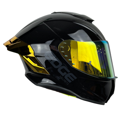 Casco EDGE Integral Shanghai Metalizado Dorado Certificación DOT I ECE