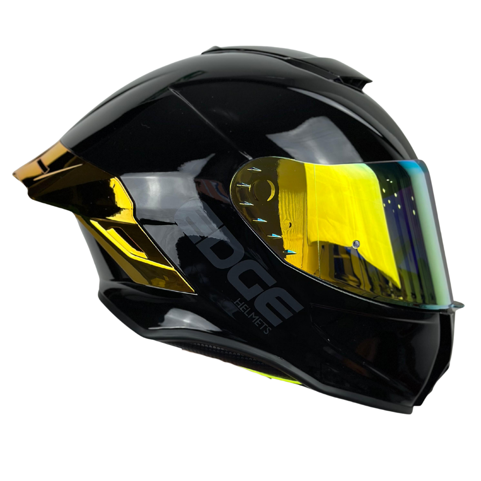 Casco EDGE Integral Shanghai Metalizado Dorado Certificación DOT I ECE