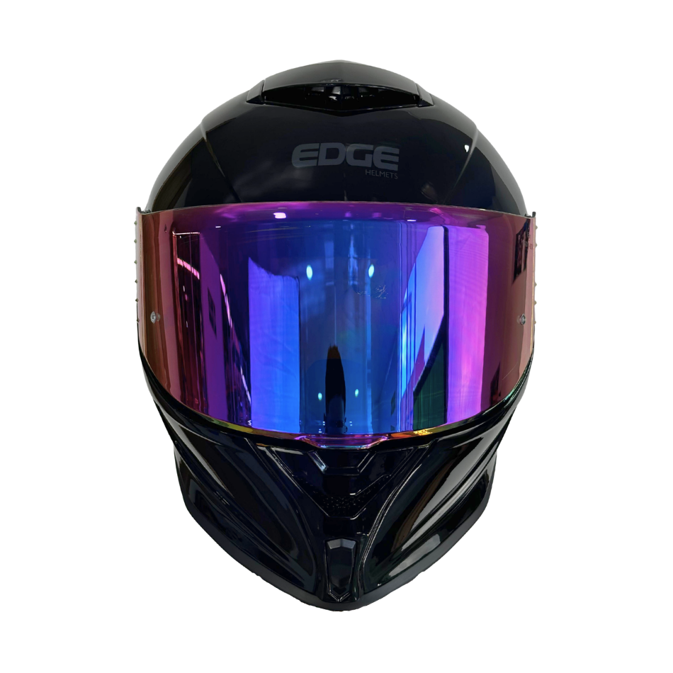 Casco EDGE Integral Shanghai Metalizado Morado Certificación DOT I ECE