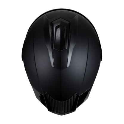 Casco EDGE Abatible Boston Sólido Negro Certificación DOT I ECE
