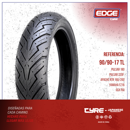 Llantas de Motocicletas EDGE Tamano  - ED29-90/90-17