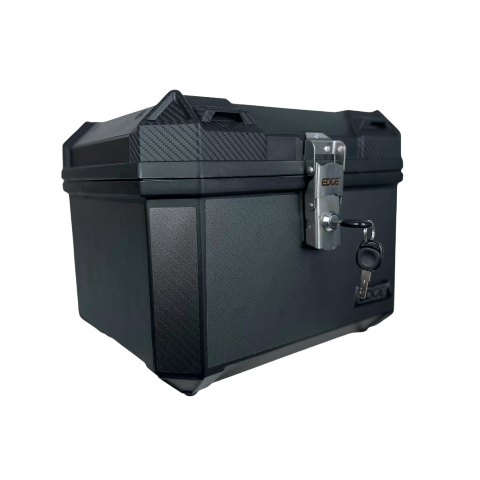 Maletero para Motocicleta (Baul) Edge Plástico Negro 45 Litros