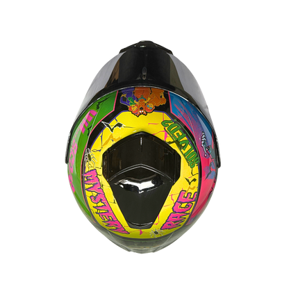 Casco WARNER Integral Shanghai Scooby Doo Certificación DOT I ECE
