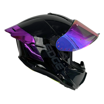 Casco EDGE Integral Shanghai Metalizado Morado Certificación DOT I ECE