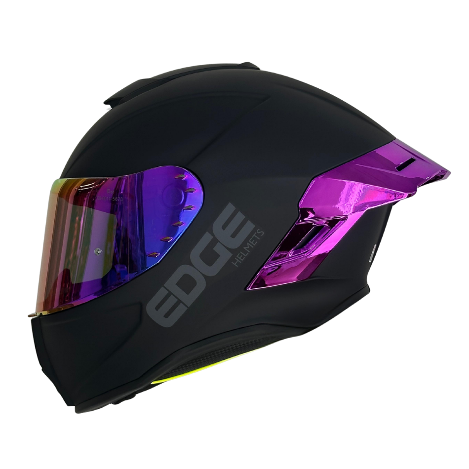 Casco EDGE Integral Shanghai Metalizado Morado Certificación DOT I ECE