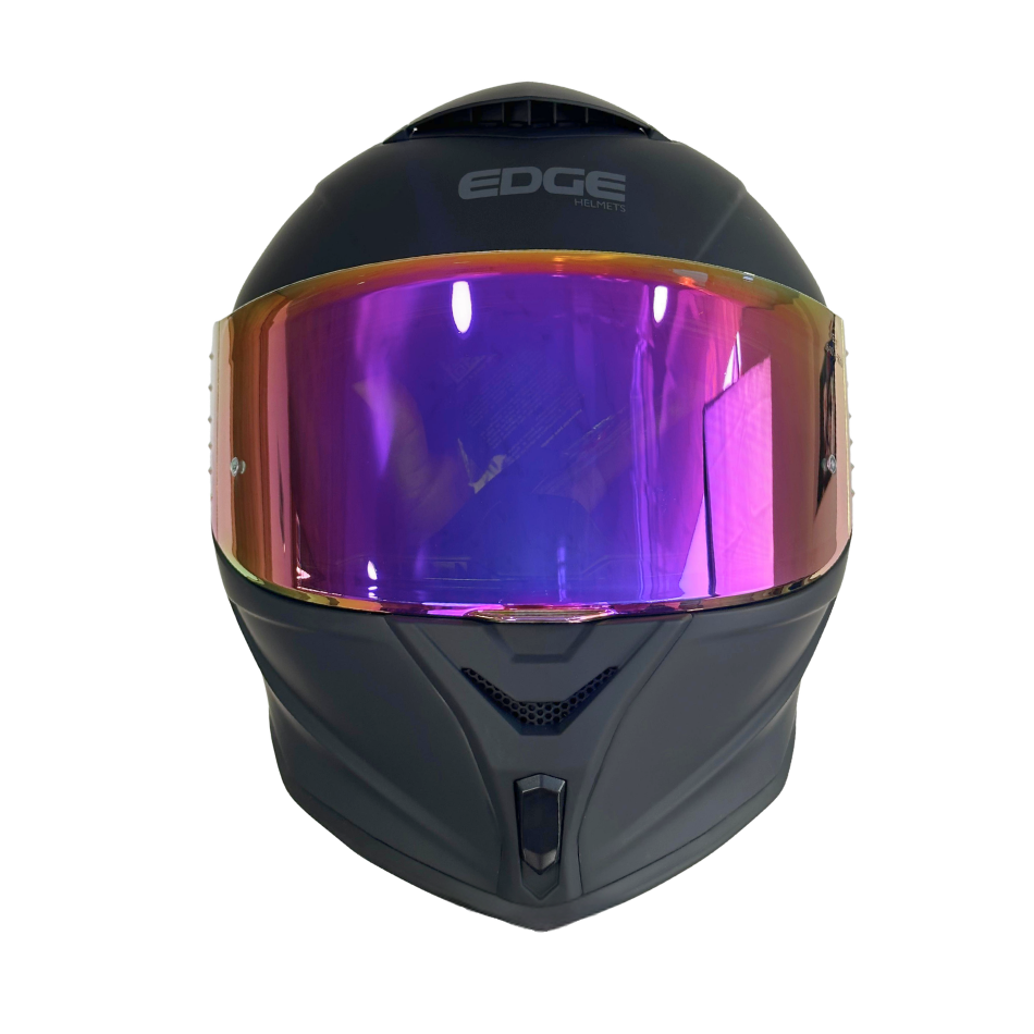 Casco EDGE Integral Shanghai Metalizado Morado Certificación DOT I ECE