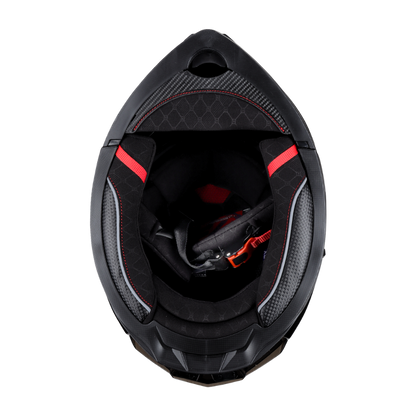Casco EDGE Abatible Boston Sólido Negro Certificación DOT I ECE