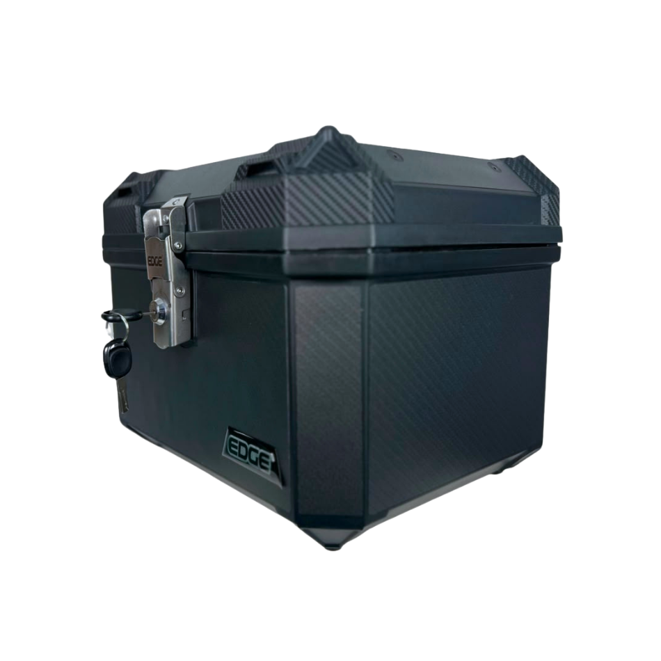 Maletero para Motocicleta (Baul) Edge Plástico Negro 45 Litros
