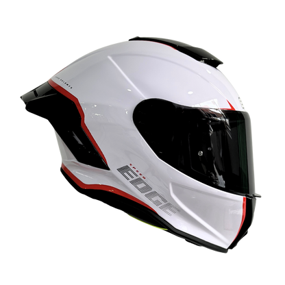 Casco EDGE Integral Shanghai Rush Blanco / Rojo  DOT | ECE