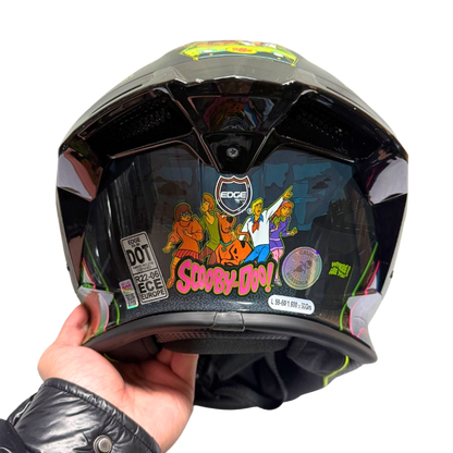 Casco WARNER Integral Shanghai Scooby Doo Certificación DOT I ECE