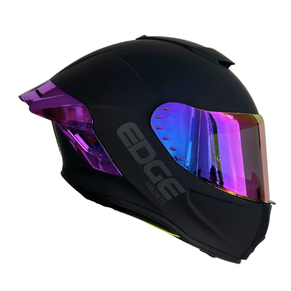 Casco EDGE Integral Shanghai Metalizado Morado Certificación DOT I ECE