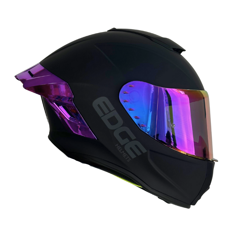 Casco EDGE Integral Shanghai Metalizado Morado Certificación DOT I ECE