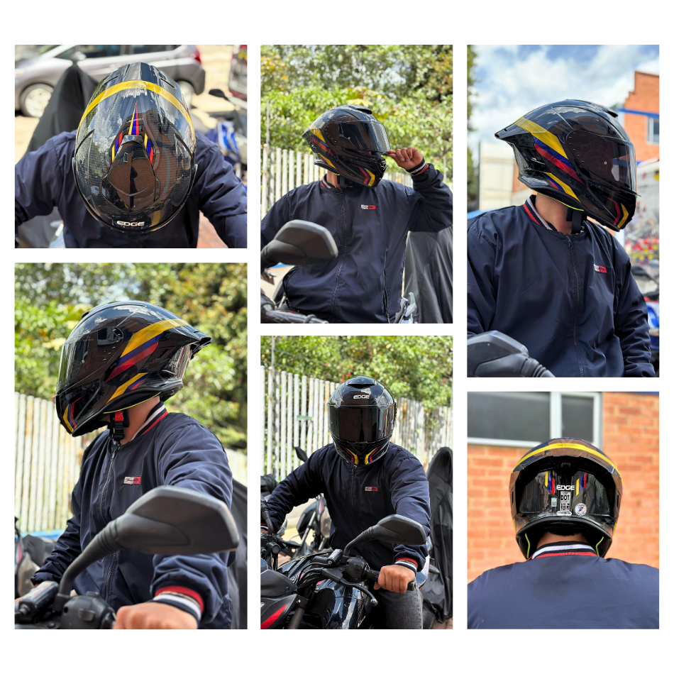 Casco EDGE Integral Shanghai Colombia Certificación DOT I ECE