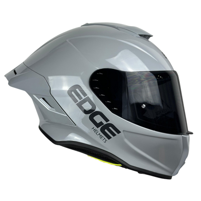 Casco Edge Integral Shanghai Solido Gris Brillante