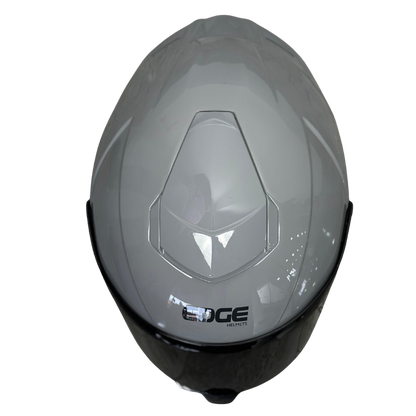 Casco Edge Integral Shanghai Solido Gris Brillante