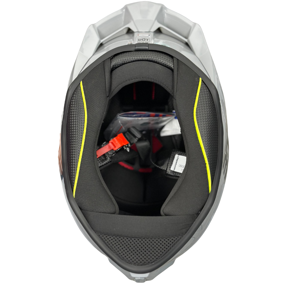 Casco Edge Integral Shanghai Solido Gris Brillante