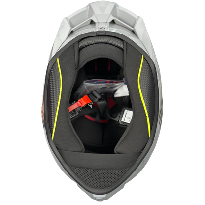 Casco Edge Integral Shanghai Solido Gris Brillante