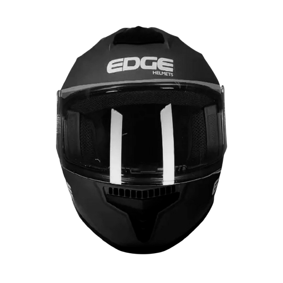 Casco EDGE Integral Frankie Solido Negro Certificación DOT