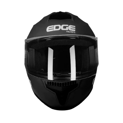 Casco EDGE Integral Frankie Solido Negro Certificación DOT