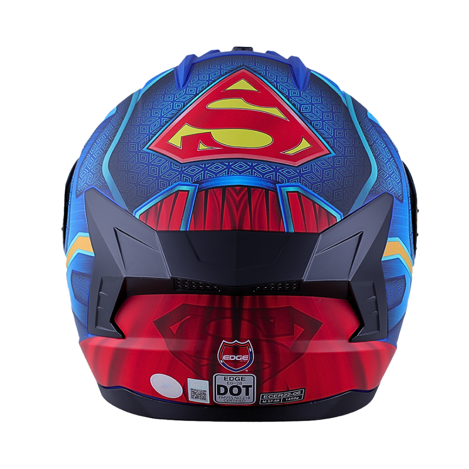 Casco Dc Integral Extreme Superman Certificado Dot | Ece