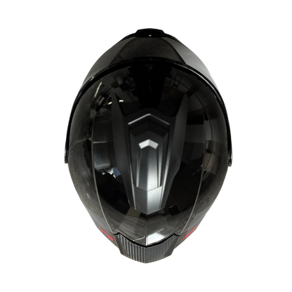Casco EDGE Abatible Boston Sólido Negro Certificación DOT I ECE