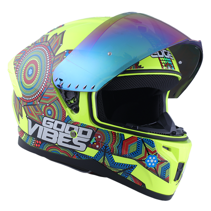 Casco Edge Integral Zoom Pro Xamma Amarillo Cert. Dot