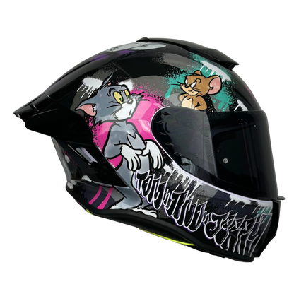 Casco Warner Integral Shanghai Tom & Jerry 2.0 Brillante