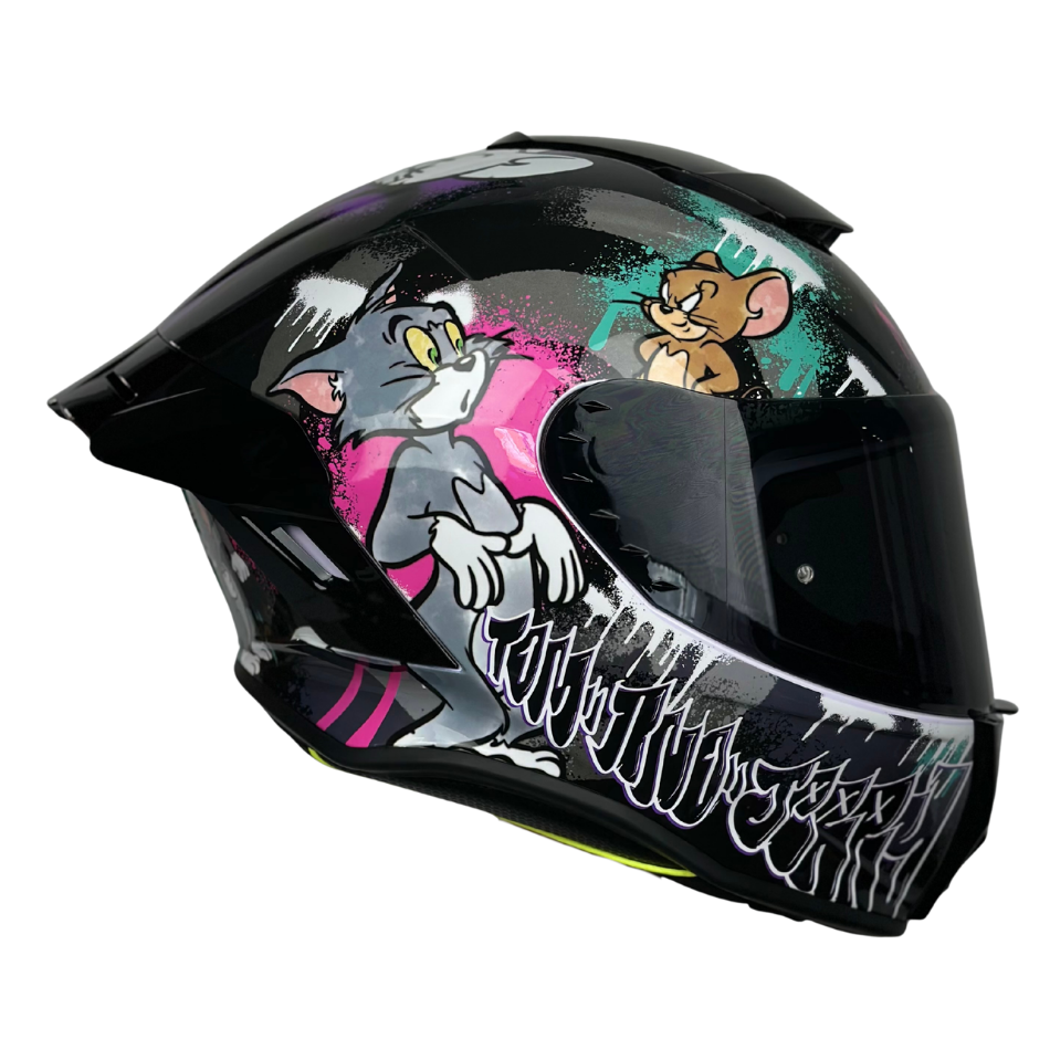 Casco Warner Integral Shanghai Tom & Jerry 2.0 Brillante