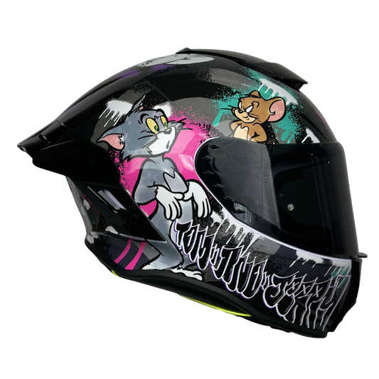 Casco Warner Integral Shanghai Tom & Jerry 2.0 Brillante