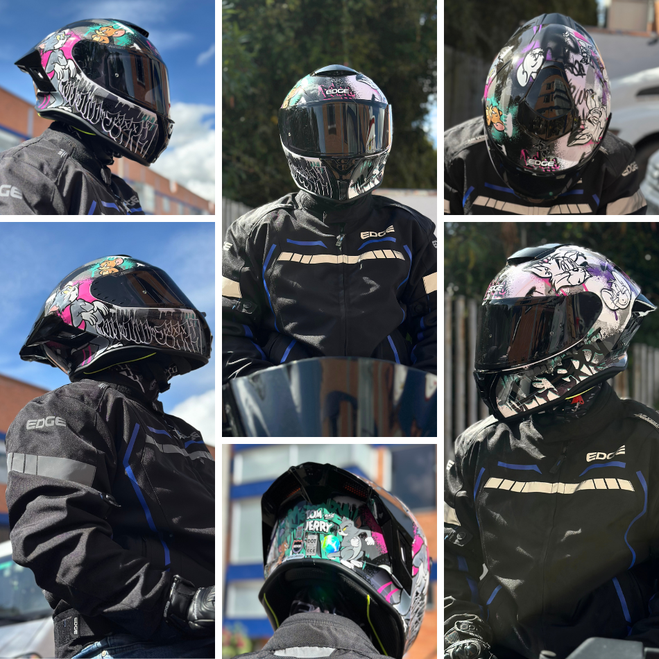 Casco Warner Integral Shanghai Tom & Jerry 2.0 Brillante