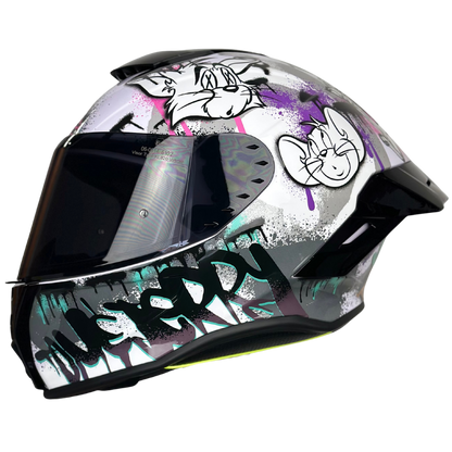 Casco Warner Integral Shanghai Tom & Jerry 2.0 Brillante