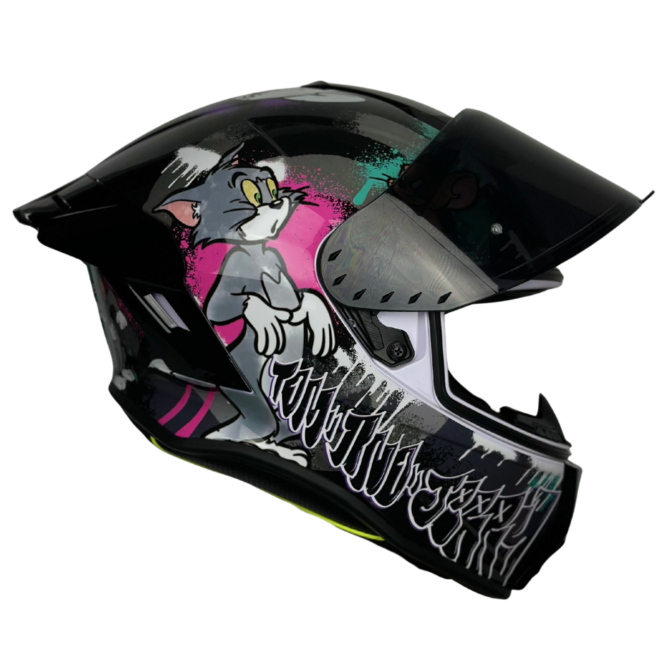 Casco Warner Integral Shanghai Tom & Jerry 2.0 Brillante