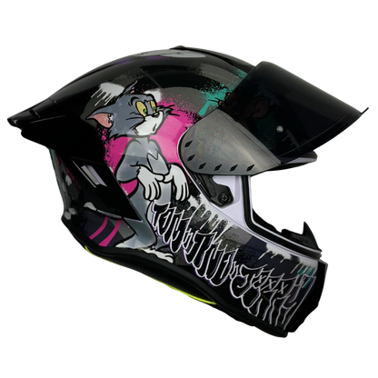 Casco Warner Integral Shanghai Tom & Jerry 2.0 Brillante