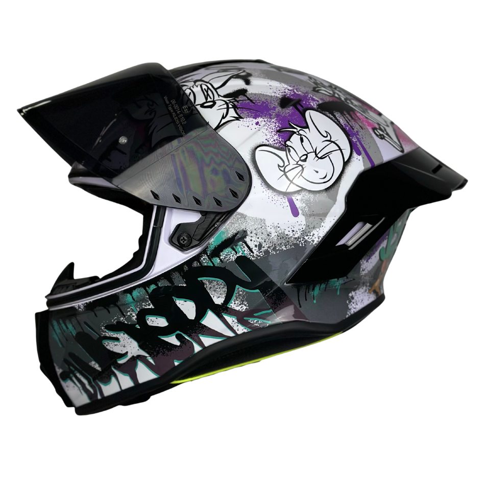 Casco Warner Integral Shanghai Tom & Jerry 2.0 Brillante