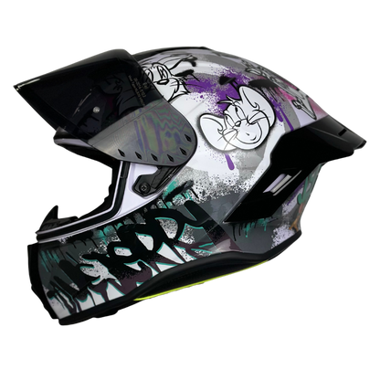 Casco Warner Integral Shanghai Tom & Jerry 2.0 Brillante