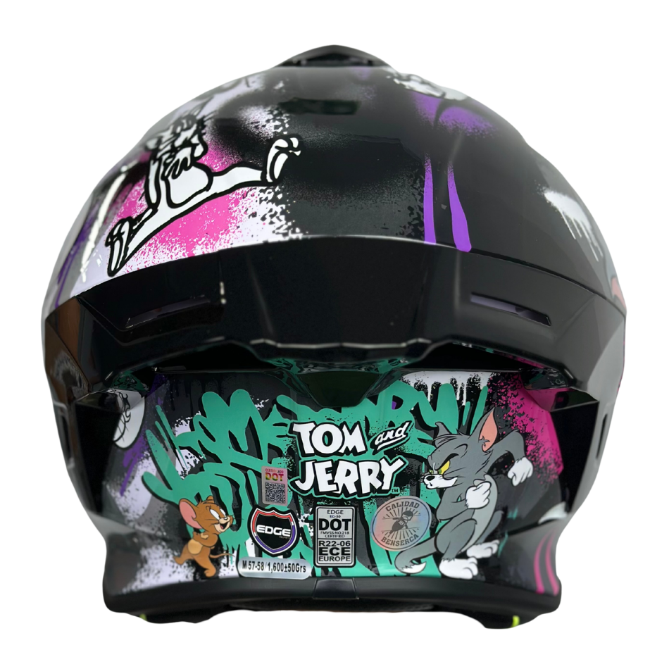 Casco Warner Integral Shanghai Tom & Jerry 2.0 Brillante