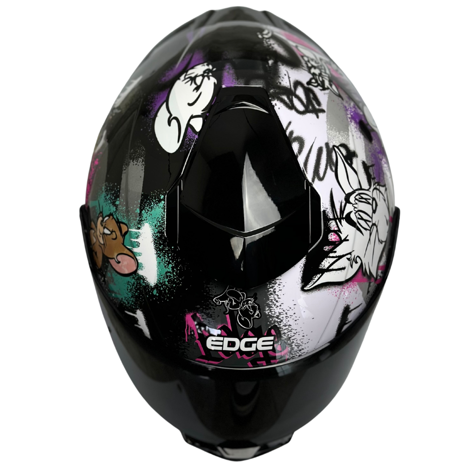 Casco Warner Integral Shanghai Tom & Jerry 2.0 Brillante