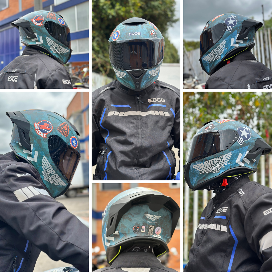Casco Paramount Integral Shanghai Top Gun Mate