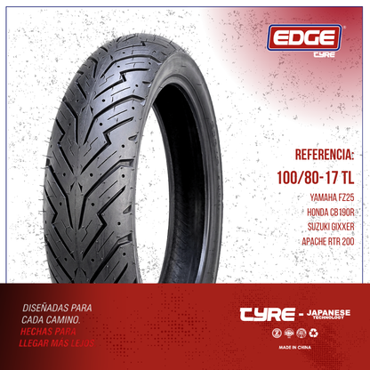 Llantas de Motocicletas EDGE Tamano  - ED29-100/80-17