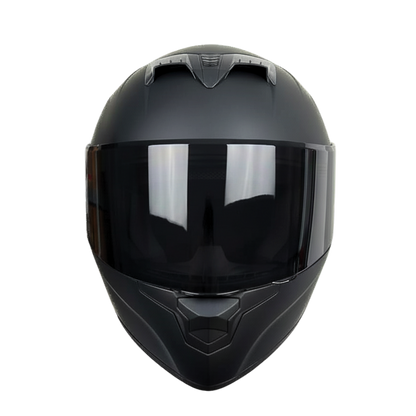 Casco EDGE Integral Racer Sólido Negro Certificación DOT