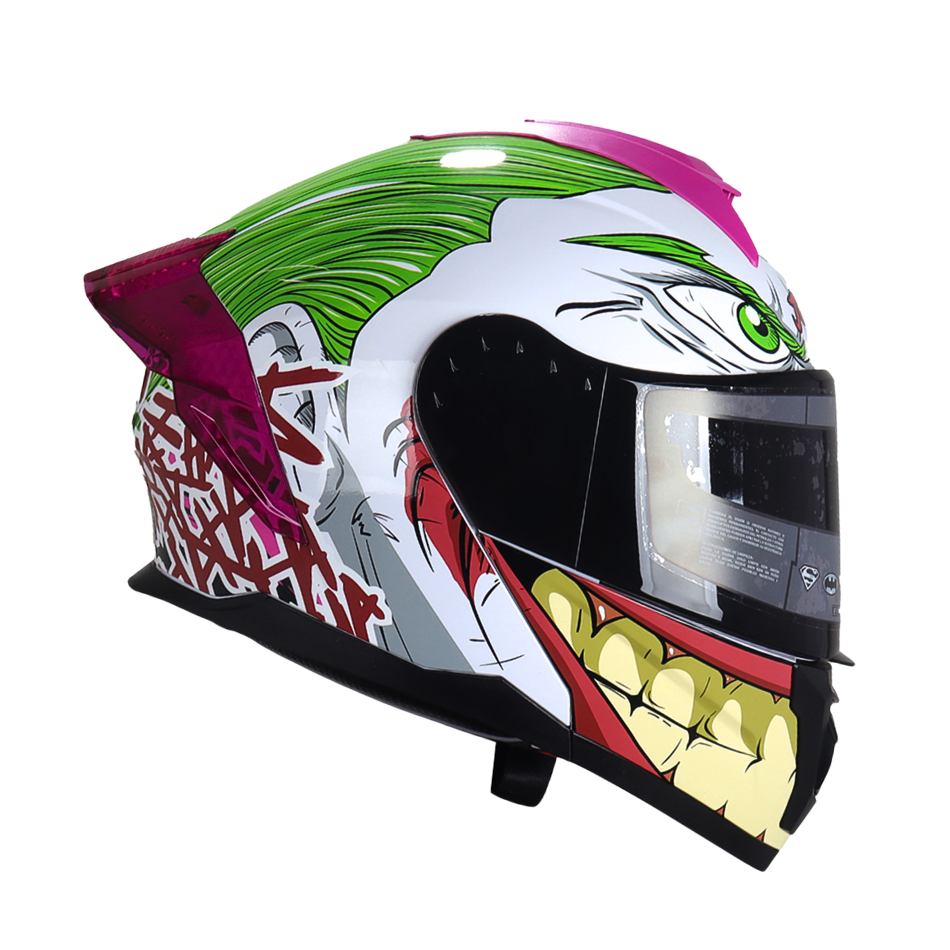 Casco DC Abatible Boston Joker Certificación DOT I ECE
